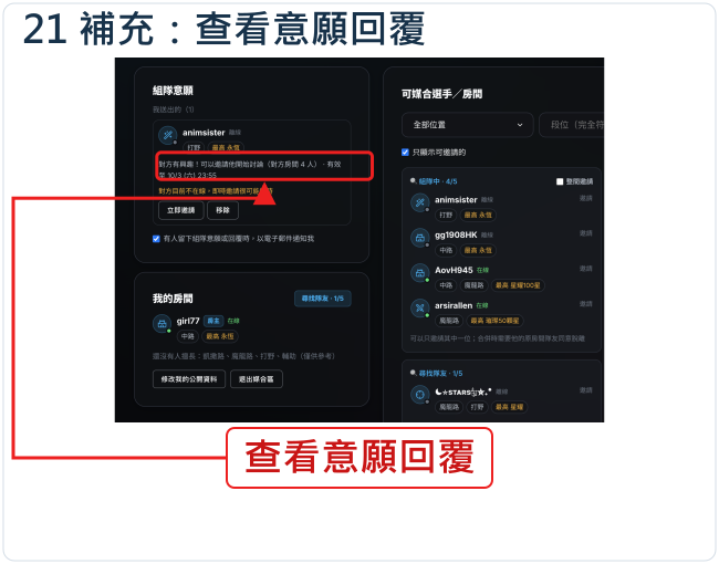 補充:查看意願回覆